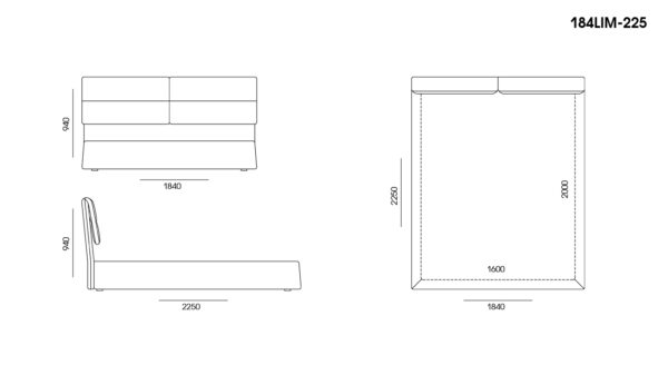 Dormitor Limura размеры фото 3