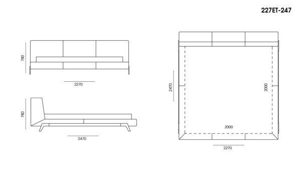 Dormitor Eterna размеры фото 3