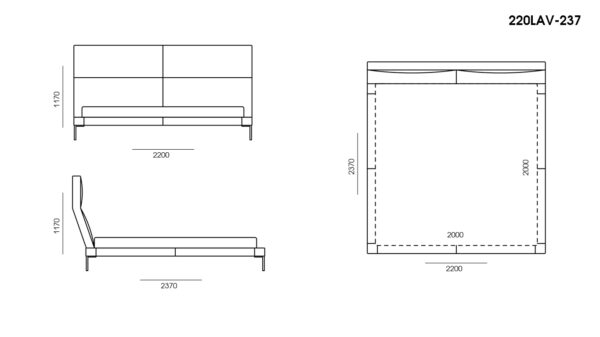 Dormitor Laval размеры фото 3