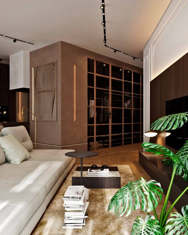 Canapea Ermes în interior фото 3