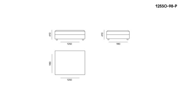 Диван Soho размеры фото 6