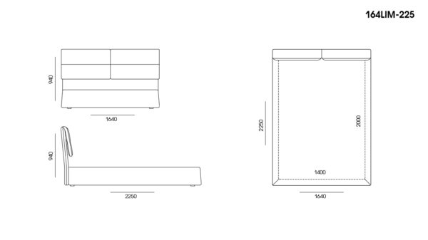 Кровать Limura размеры фото 1
