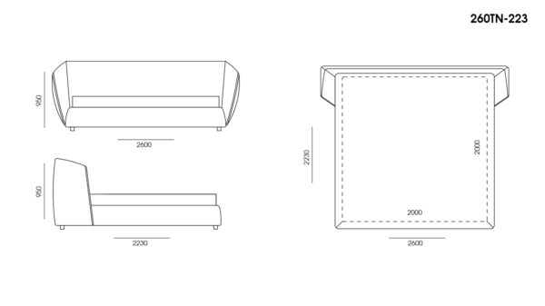 Кровать Too night размеры фото 5