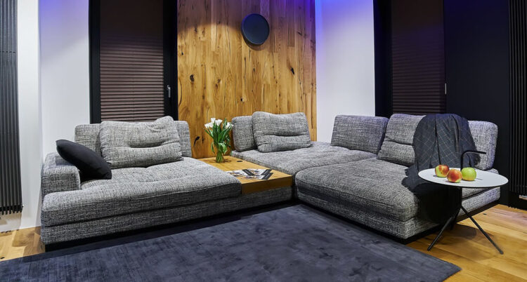 Canapea Ermes în interior фото 12-1