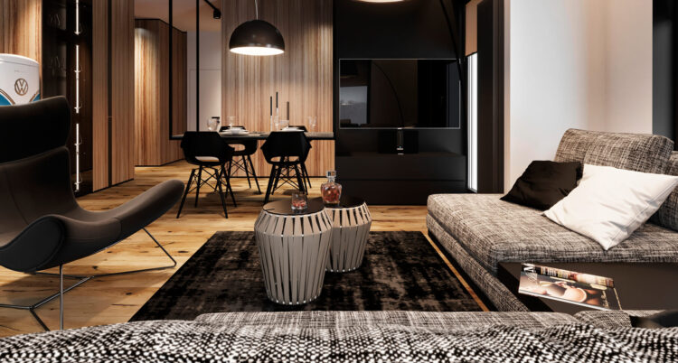 Canapea Ermes în interior фото 10-1