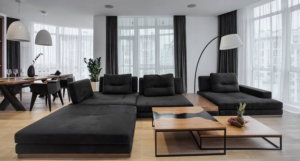 Canapea Ermes în interior фото 6