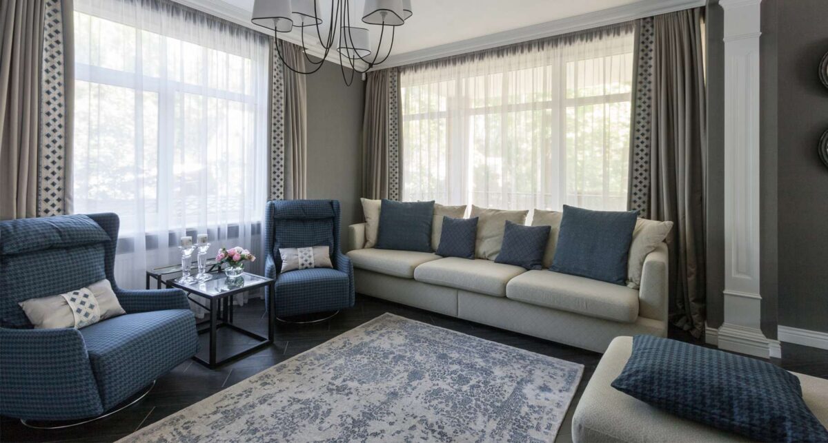 Canapea Ipsoni în interior фото 1