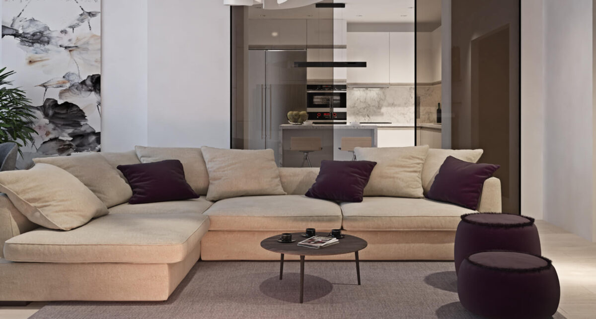 Canapea Ipsoni în interior фото 8