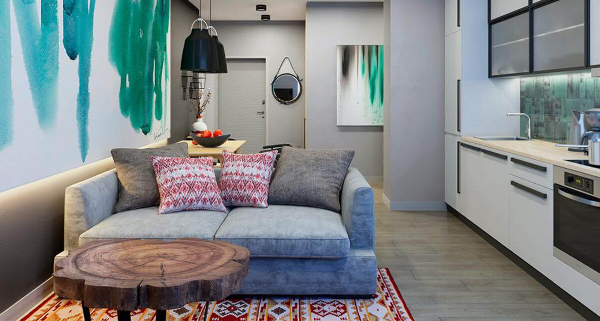 Canapea Ipsoni în interior фото 12