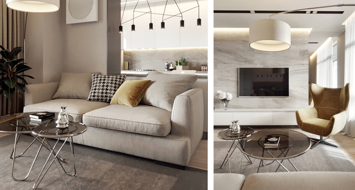 Canapea Ipsoni în interior фото 13