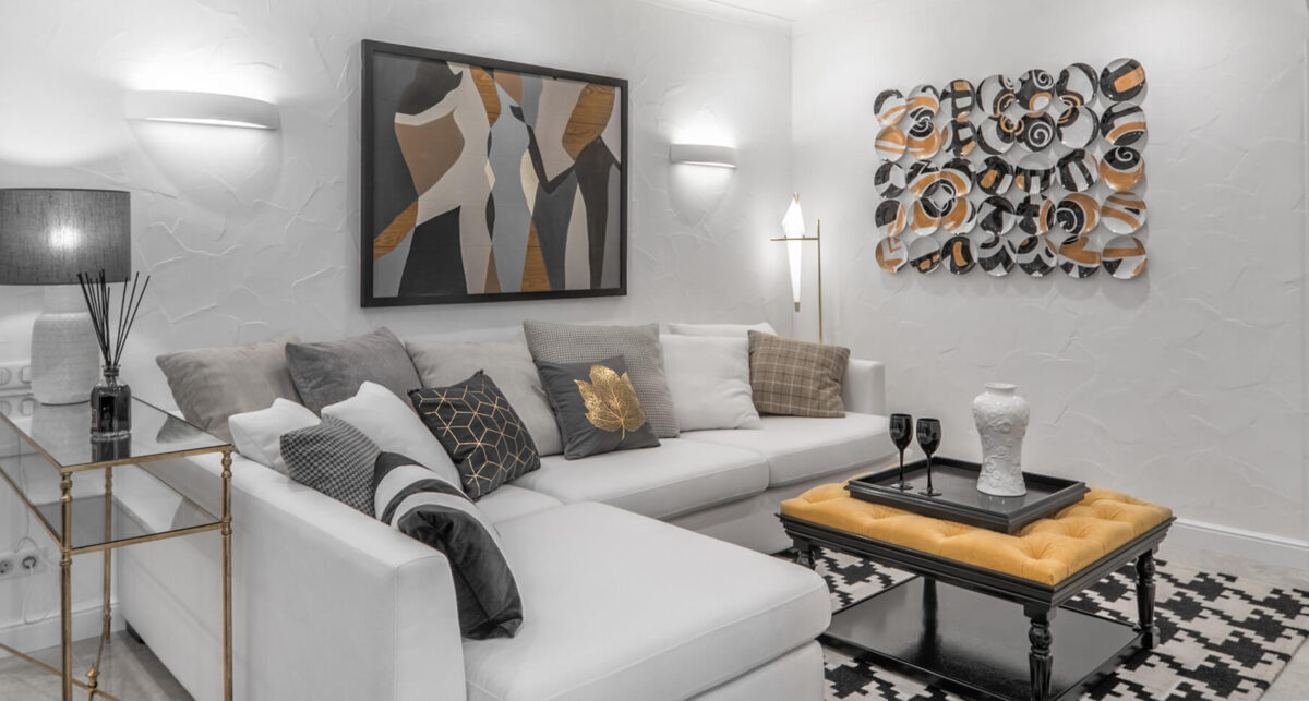 Canapea Ipsoni în interior фото 15