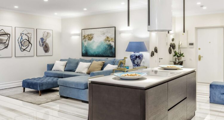 Canapea Ipsoni în interior фото 17-1