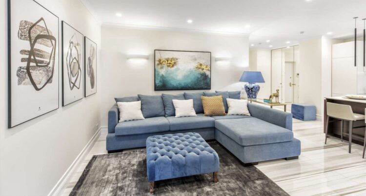 Canapea Ipsoni în interior фото 17-2