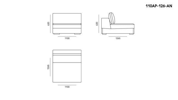 Canapea Appiani размеры фото 1