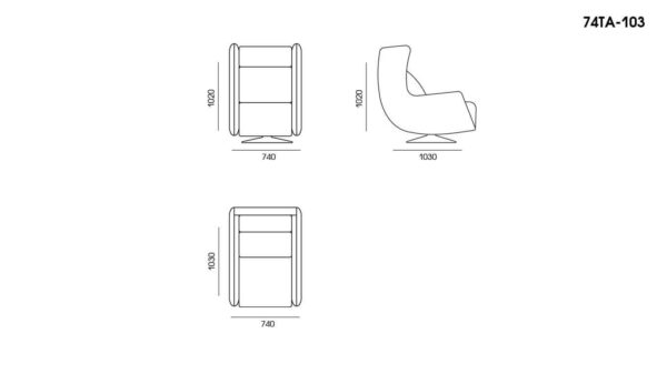 Fotoliu Tati размеры фото 1