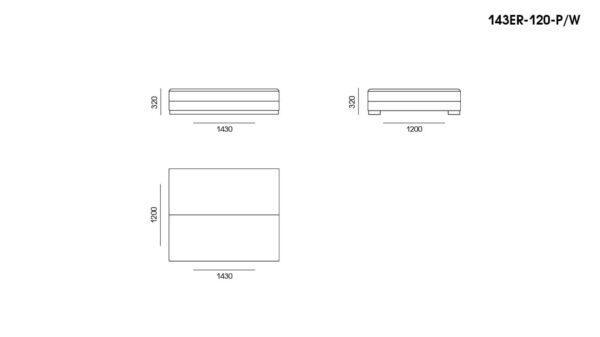 Canapea Ermes размеры фото 20